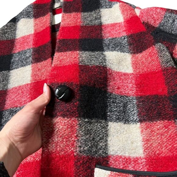 Aritzia Wilfred Free Off Duty Sweater Jacket Plaid - Picture 10 of 16